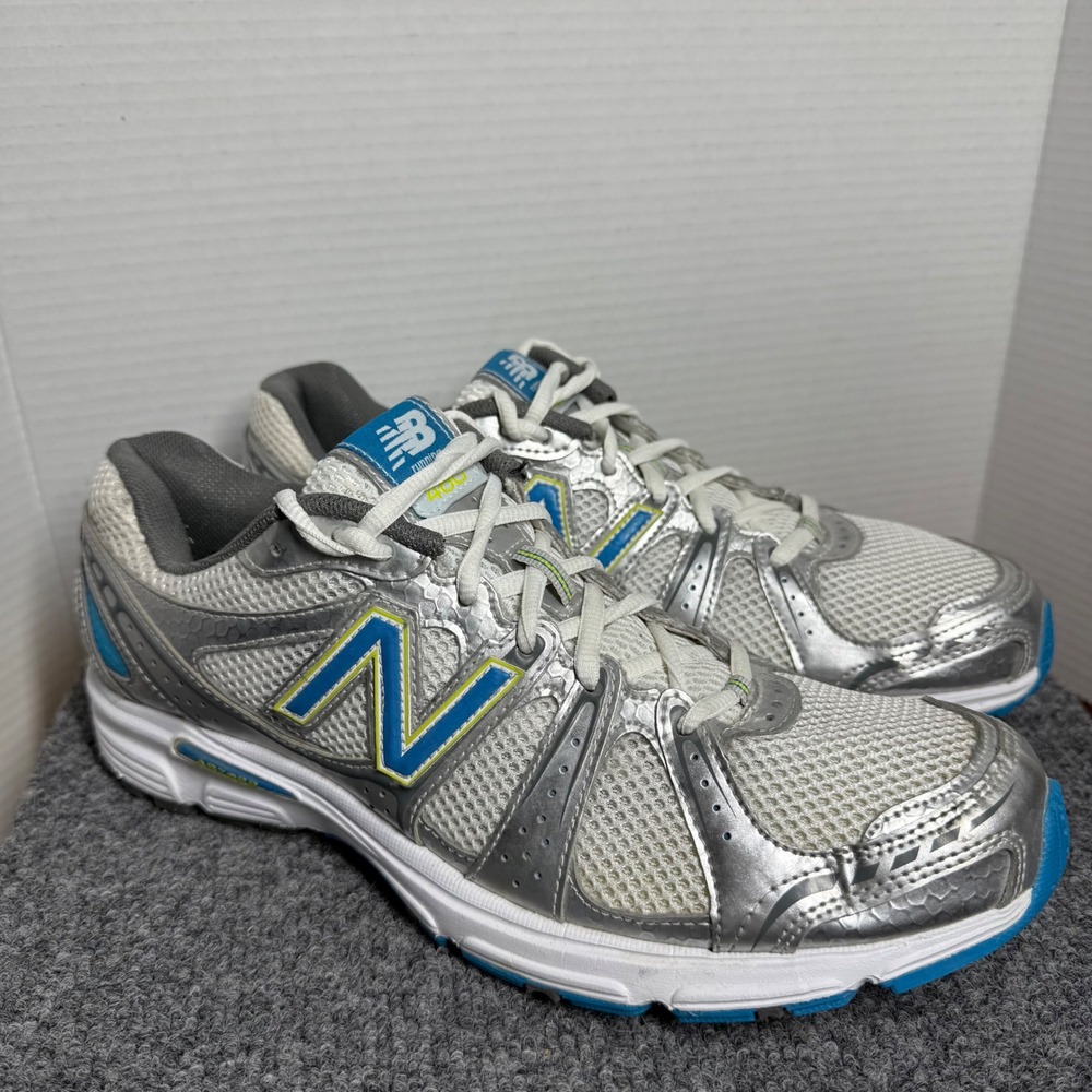 New Balance 480 Womens 11 Running Sneakers Silver Blue ABZORB Made in USA